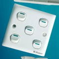MK Safety Mark Gang Switch (5 Switch).