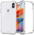For Iphone X & xs Transparent anti shock side bumper corner 4D Crystal clear camera cutting cover. 