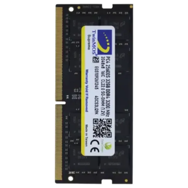 Twinmos%208GB%20DDR4%203200MHz%20SO-DIMM%20Laptop%20RAM%20-%20Image%202