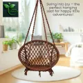 Premium Cotton Rope Swing/Jhula – Portable Indoor & Outdoor Swing for Adults & Kids, 100kg Capacity.