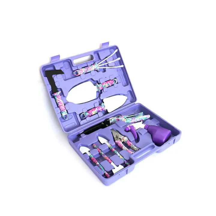 10Pcs%20Compact%20Garden%20Tool%20Set%20Vegetable%20Flower%20Herb%20Gardening%20Hand%20Tools%20Kit%20with%20Carrying%20Case%20-%20Image%203