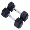 5kg hex dumbbells - 1 pair. 