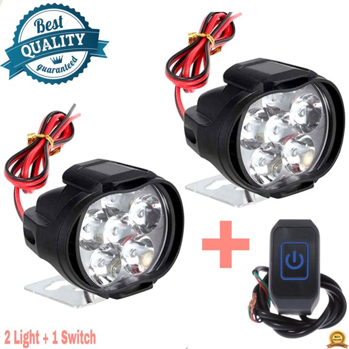 2%20LED%20Light%20+%201%20switch,%20Motorcycle%20Headlight%20White%20Super%20Bright%209%20led%20Spot%20Light%20Fogg%20Light%20Spotlight%20-%20BLACK%20(1pair)%20-%20Image%202
