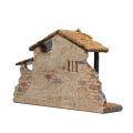 Christmas Manger Shed Statue, Nativity Scene Exquisite Workmanship for Gifts.