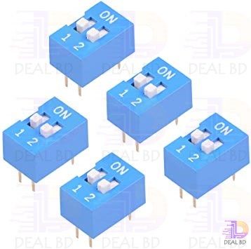 3Pcs%202%20Position%20DIP%20Switch%202.54mm%20Pitch%20Horizontal%20DIP%20Switch%20Two%20Positions%20Piano%20Type%20Dial%20DIP%20Slide%20Switch%20For%20Electronics%20Circuit%20PCB%20-%20Image%206