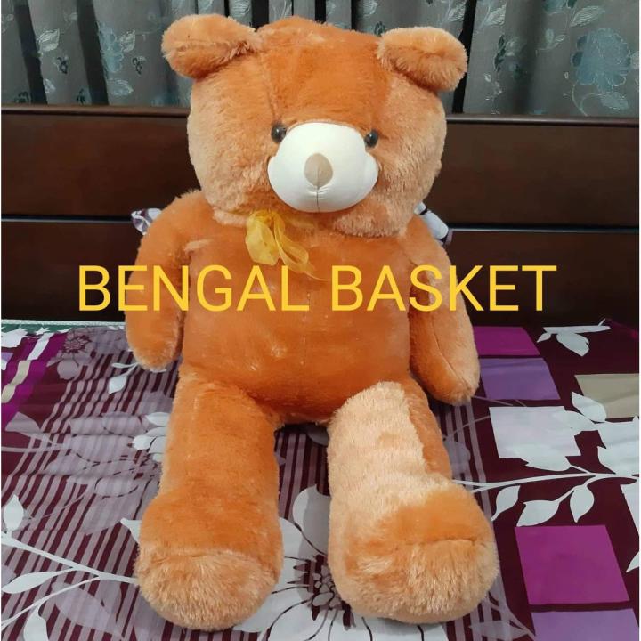 Premium quality soft 4.5 feet soft large teddy bear brown