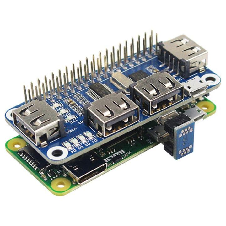 (NEW)4%20Ports%20USB%20HUB%20HAT%20For%20Raspberry%20Pi%203%20/%202%20/%20Zero%20W%20Extension%20Board%20USB%20To%20UART%20For%20Serial%20Debugging%20Compatible%20With%20USB2.0/1.1%20-%20Image%206
