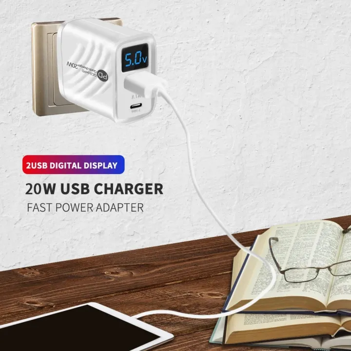USB%20PD%20Charger%2020W%20Fast%20Charging%20Type%20C%20Digital%20Display%20Phone%20Charge%20Adapter%20For%20iPhone%20Samsung%20Xiaomi%20Huawei%20USB%20C%20Wall%20Charger%20-%20Image%203