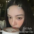 New Silver Color Bowknot Hair Clip Fashion Accessories Y2K Hairpins Simple Hair Accessories Headwear. 
