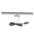 Wii Sensor Bar Wired Receivers IR Signal Ray USB Plug Replacement for Nitendo Tetuo.