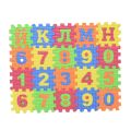 60Pcs/Set Russian symbol number R Alphabet Carpet Baby Kids floor foam puzzle Preschool Learning Mat Education Toy. 