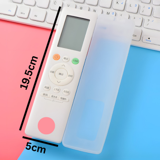 Midea 1 for air conditioner remote | Transparent Remote Control Protector Case (19.5×5×1.7cm)