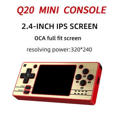 Direct Q20 open-source mini PS nostalgic FCSFC handheld GBA game console 16G