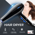 Ubeator -1900W Hot and Cold Hair Dryer Strong Power for Household Family Barber Salon Tools-9130-Black. 