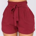 Shorts For Women Casual Summer Solid Close High Waist Bandage Beach Hot Casual Shorts Plus Size Women Pants Pantalones Cortos. 