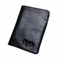 Pure Leather Wallet - Craftsmanship High Quality Long Lasting Business Premium Wallet. 