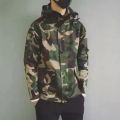 Camouflage Jackets Men's Autumn Outdoor Workwear Japanese Windproof Wear-resistant Hooded Coats Youth Warm Sport Casual Jacket. 