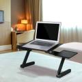 Aluminium Laptop Table T8 with air cooler - Black.