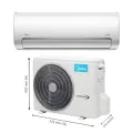 Midea Inverter 1 Ton Ac Split Type Air Conditioner 10 Year Compressor Official Warranty. 