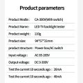 CA-300V Portable LED Lamp Beads Light Bar TV Backlight Tester LED Strips Beads Lamp Board Test Tool Capacitance Diode Voltage Testing with Switch.