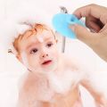 Reusable Silicone Baby Bath Body Soft Brush and Comb Sponge Face Hair Wash Brush Super Soft Shower Massage Brush Cleaning Brush for Baby Kids. 