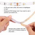 Dimmable Motion Sensor Night Activated Bed Light Waterproof IP6 LED Strip with Automatic Shut Off Timer Bedroom Cabinet Light.