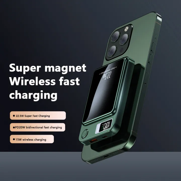 10000mAh%20Magnetic%20Wireless%20Charger%20Power%20Bank%2022.5W%20Fast%20Charging%20Mini%20Powerbank%20Tetuo%20-%20Image%202