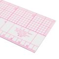INCH/METRIC GRID RULER B-95 24"-60CM x 2".