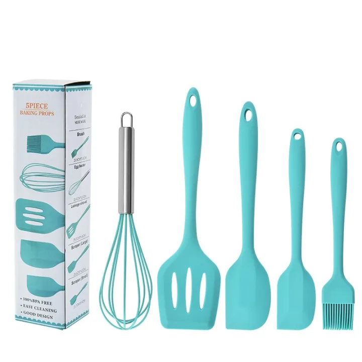 5%20Pieces%20In%201%20Set%20Cooking%20Tools%20Kitchenware%20Soft%20Silicone%20Kitchen%20Tools%20Utensil%20Set%20-%20Image%204