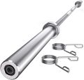 Barbell Bar Olympic 6 Feet Silver Capacity 150 Kg. 