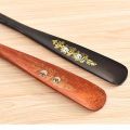 【No-Questions-Asked Refund】 Portable Home Shoe Horns Long Handle Wooden Lifter AID Stick Flexible Professional Wooden Spoon.