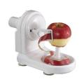 Hand Held Fruits Peeler and Cutter - White. 