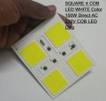 SQUARE 4 COB LED WHITE Color 100W Direct AC 220V 100W Size 102x85mm SMD LED Light Chip Pink COB LED Light 220V COB LED Light 100W COB Light COB LED Chip 220V COB LED Chip 100W Light Bulbs. 