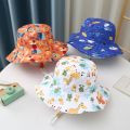 【Special offer】 Cartoon 2-4 Years Baby Sun Hat UV Protection Large Brim Kids Fisherman Cap Children Cotton Bucket Hat Boy Girl. 