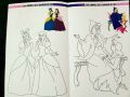 Kids Big Coloring Drawing Book - Cinderella. 