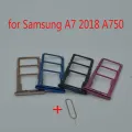 Dual Sim Tray With Sd Card For Samsung Galaxy A7 2018 - Pin.