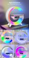 RGB Night Light Alarm Clock Desk Lamp Bluetooth Speaker  Wireless Charging Modern Speaker. 