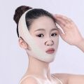 Elastic V Shape Face Lifting Belt for Anti-Aging and Jawline Contour Enhancement.