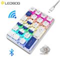 LEOBOG K21 Personalized RGB Dacklit Mechanical Keyboard With Three Modes And Hot-Swappable Keys..