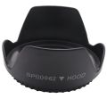 DC-SN HOOD 62mm Screw Mount Flower Crown Lens Hood Petal Shape for 62mm Lens Black. 