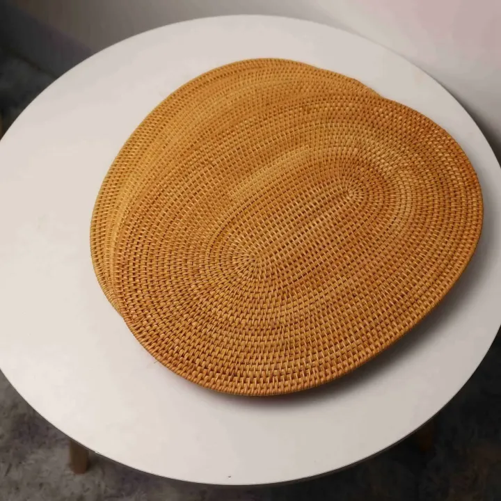 3X%20Rattan%20Woven%20Placemats%20Oval%20Round%20Table%20Mats%20Non%20Slip%20Heat%20Resistant%20Place%20Mat%20Natural%20Multipurpose%20Placemat%2030X40cm%20-%20Image%206