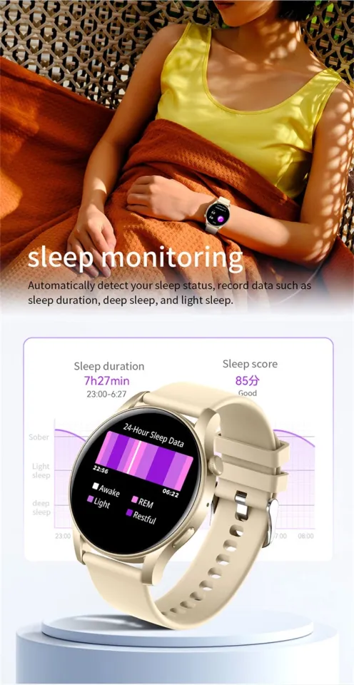 BOZLUN Smart Watch For men women '' AMOLED Screen Bluetooth