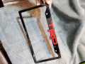TRD Glossy Black Car License Number Plate Frame 2 PIS (Made in China ). 