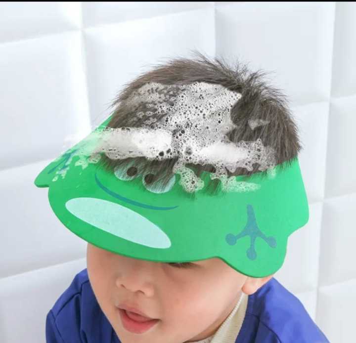 1 pcs pvc baby shower cap for bath