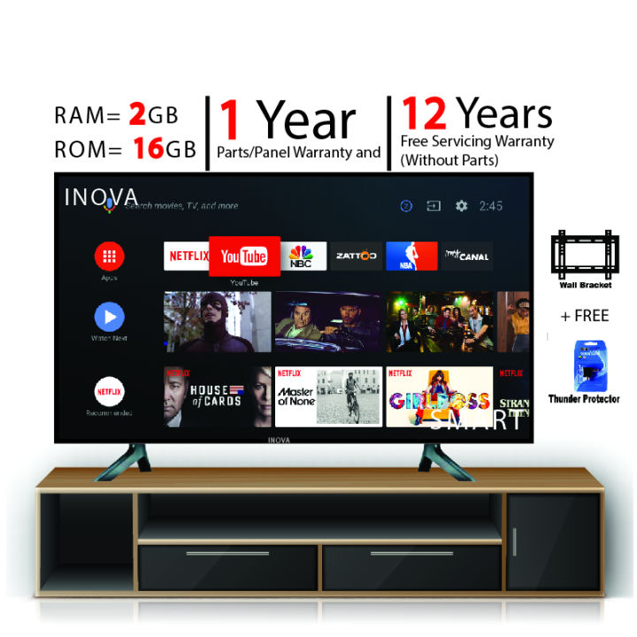 Inova%2043%20Inch%20Android%20Smart%20Wifi%20Hd%20Led%20Tv%204k%20Supported%20Ram%202%20gb%20Rom%2016%20gb%20-%20Image%204