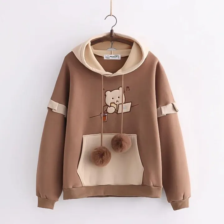 Harajuku%20Bear%20Anime%20Hoodies%20Women%20Korean%20Kawaii%20Cotton%20Fleece%20Hoodie%20Coat%20Long%20Sleeve%20Oversized%20Kpop%20Y2K%20Girls%20Winter%20Clothes%20-%20Image%204