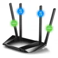 Cudy LT400 300 Mbps Wireless N 4G LTE Router - Up to 150/50Mbps LTE speed - 4 x High gain antennas - 1x SIM Slot - Black. 