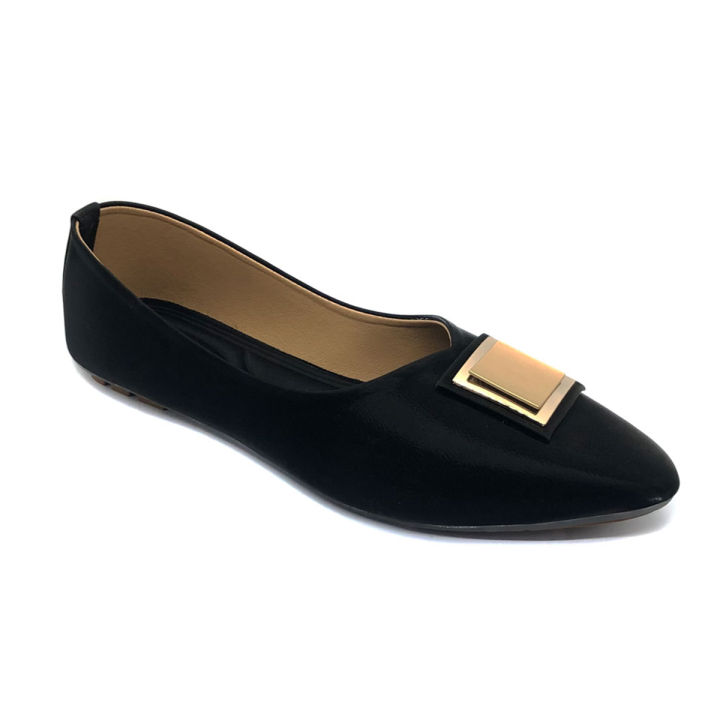 Bay Ladies closed pu black Shoes