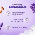 Indian Vivel Body Wash, Lavender & Almond Oil Shower Creme (500ml). 