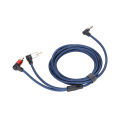 3.5mm Male To 2RCA Adapter Stereo Cable For Speakers Amplifier Mixer. 